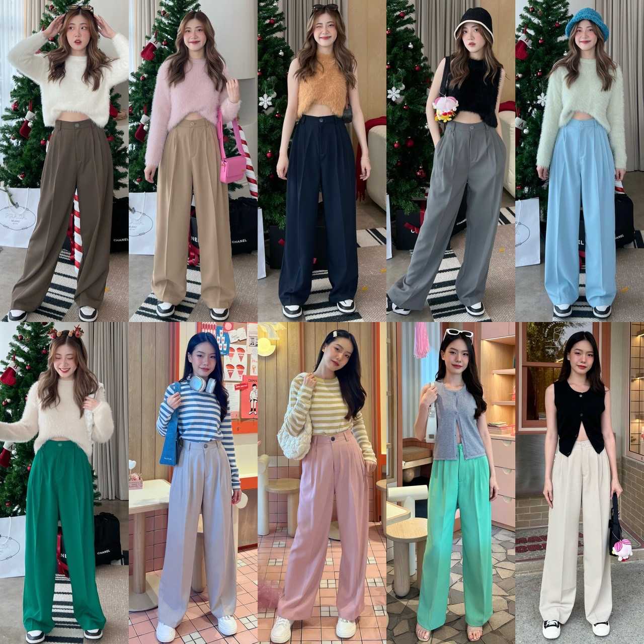 Bemingpants039(XS-4XL) - Clara Pants 🏝🎠