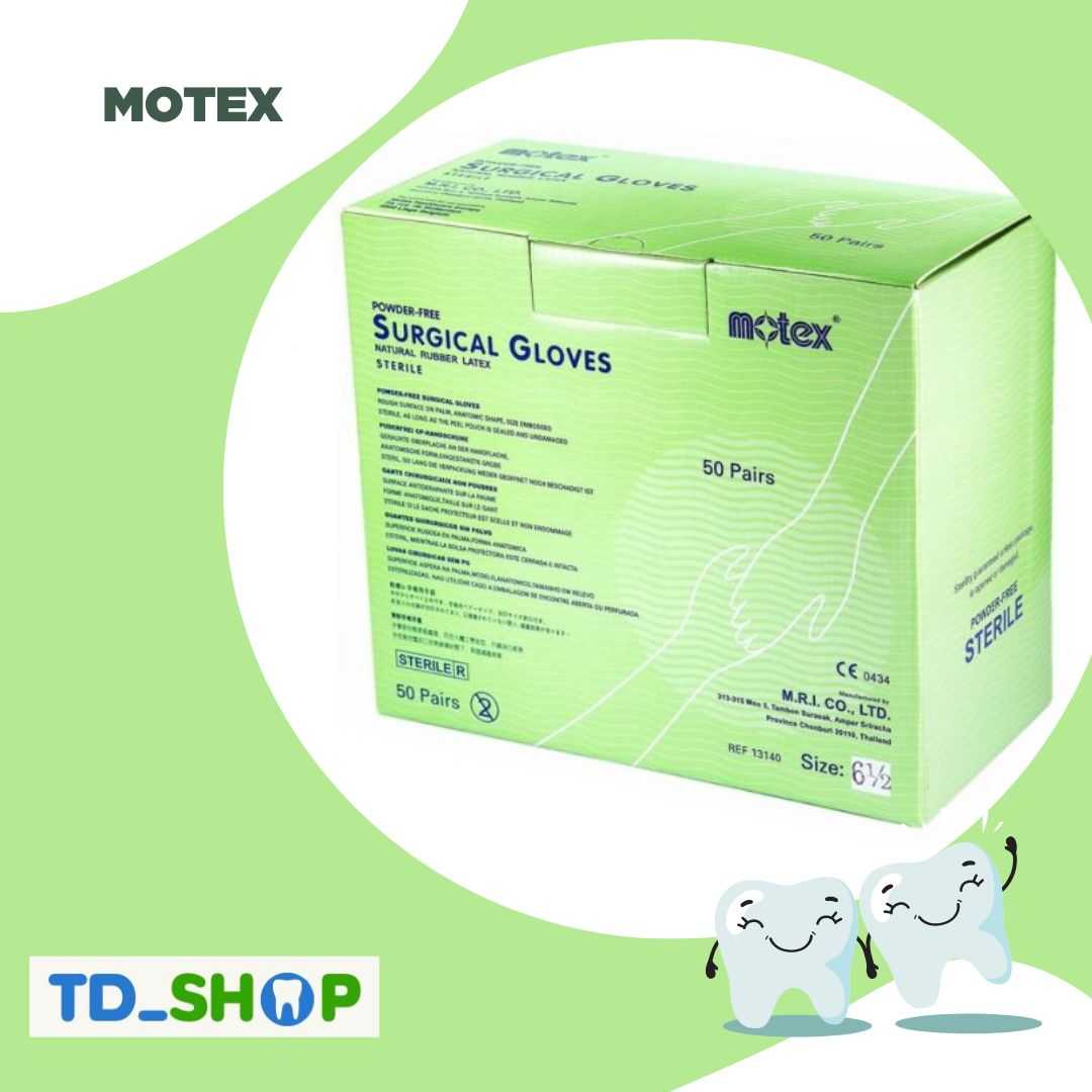 MOTEX โมเทค ถุงมือ ผ่าตัด ถุงมือสเตอร์ไรด์