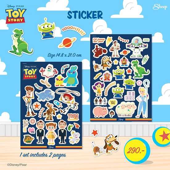 Apple Sheep Sticker - Toy Story Collection