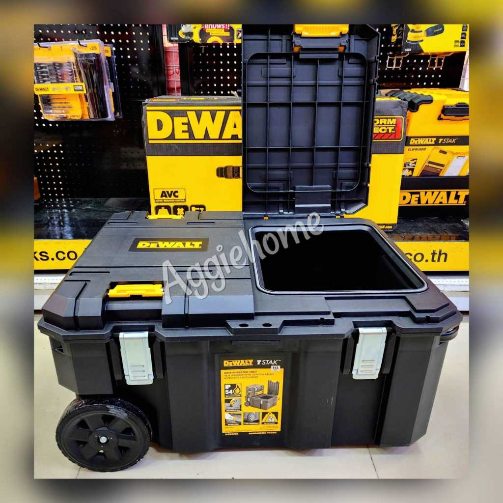 DEWALT กล่องรถเข็น TSTAK รุ่น DWST17871-1 ขนาด 30 ลิตร