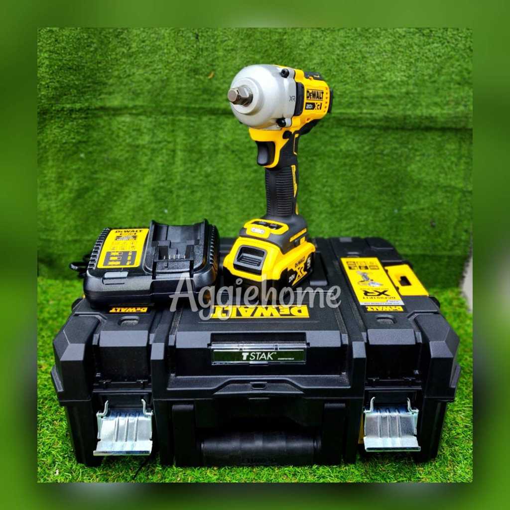 DEWALT บล็อกกระแทกไร้สาย 1/2นิ้ว รุ่น DCF891P1T-B1 18V. มอเตอร์ Brushless