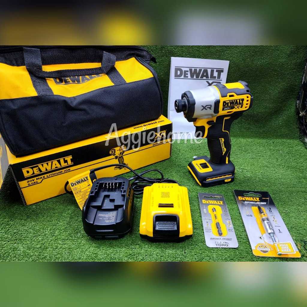 DEWALT ไขควงกระแทก ไร้สาย รุ่น DCF845D1A-B1 20V. มอเตอร์ Brushless