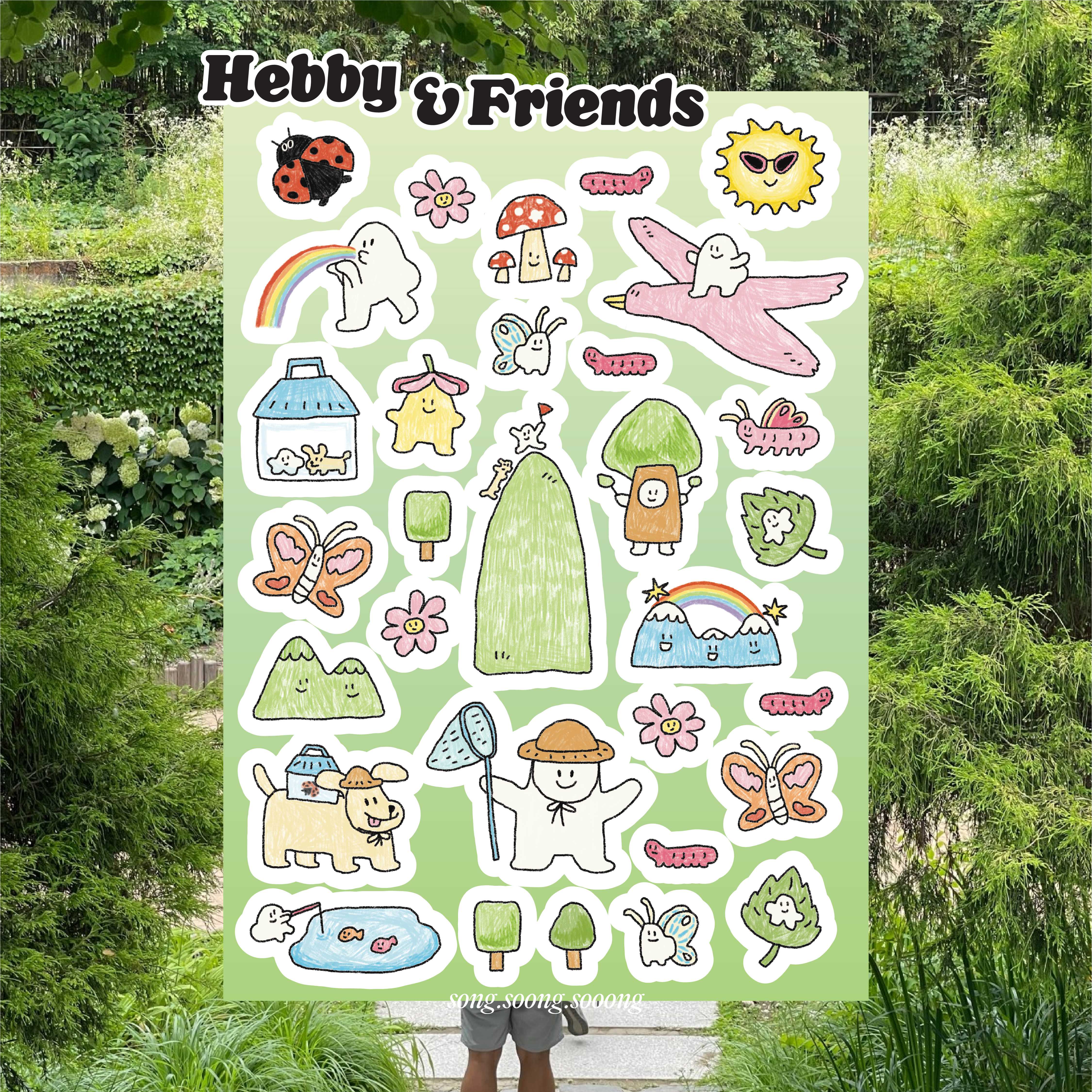 Hebby & Friends Sticker Vol.3