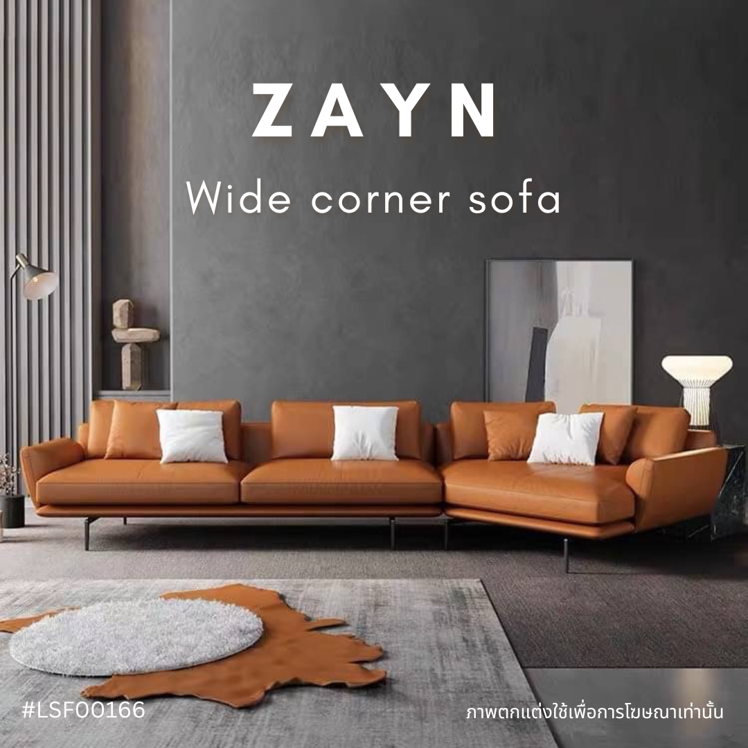 ZAYN Wide corner sofa