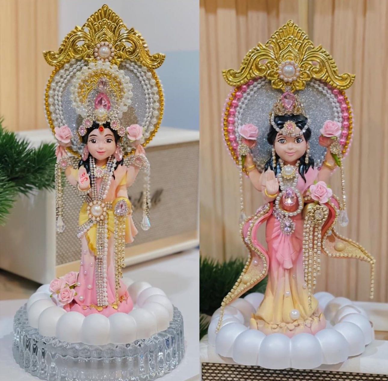 พระแม่ลักษมีประทานพรโชคลาภ