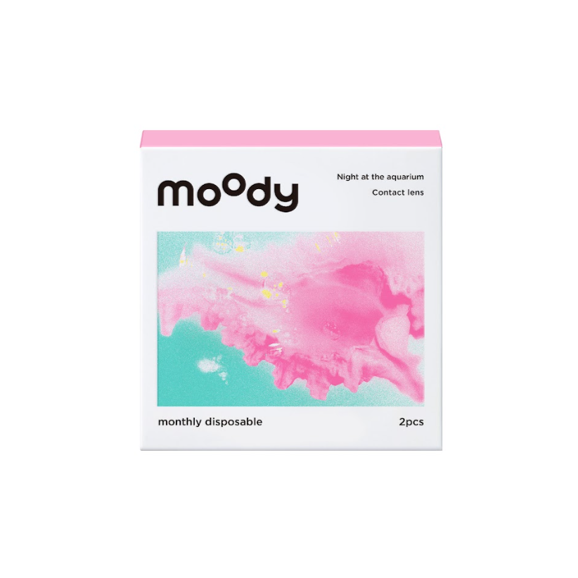 Moody night at the aquarium Diving Shell (Fuchsia Purple) | 1 Month ( 0.00 ~ -3.00 ) (2 pcs)