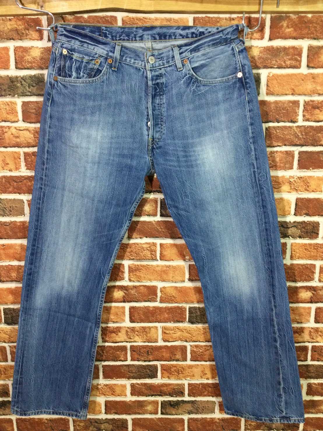 รหัส11296 Levi's501 Made in Turkey เลขกระดุม093 วัดจริง เอว32