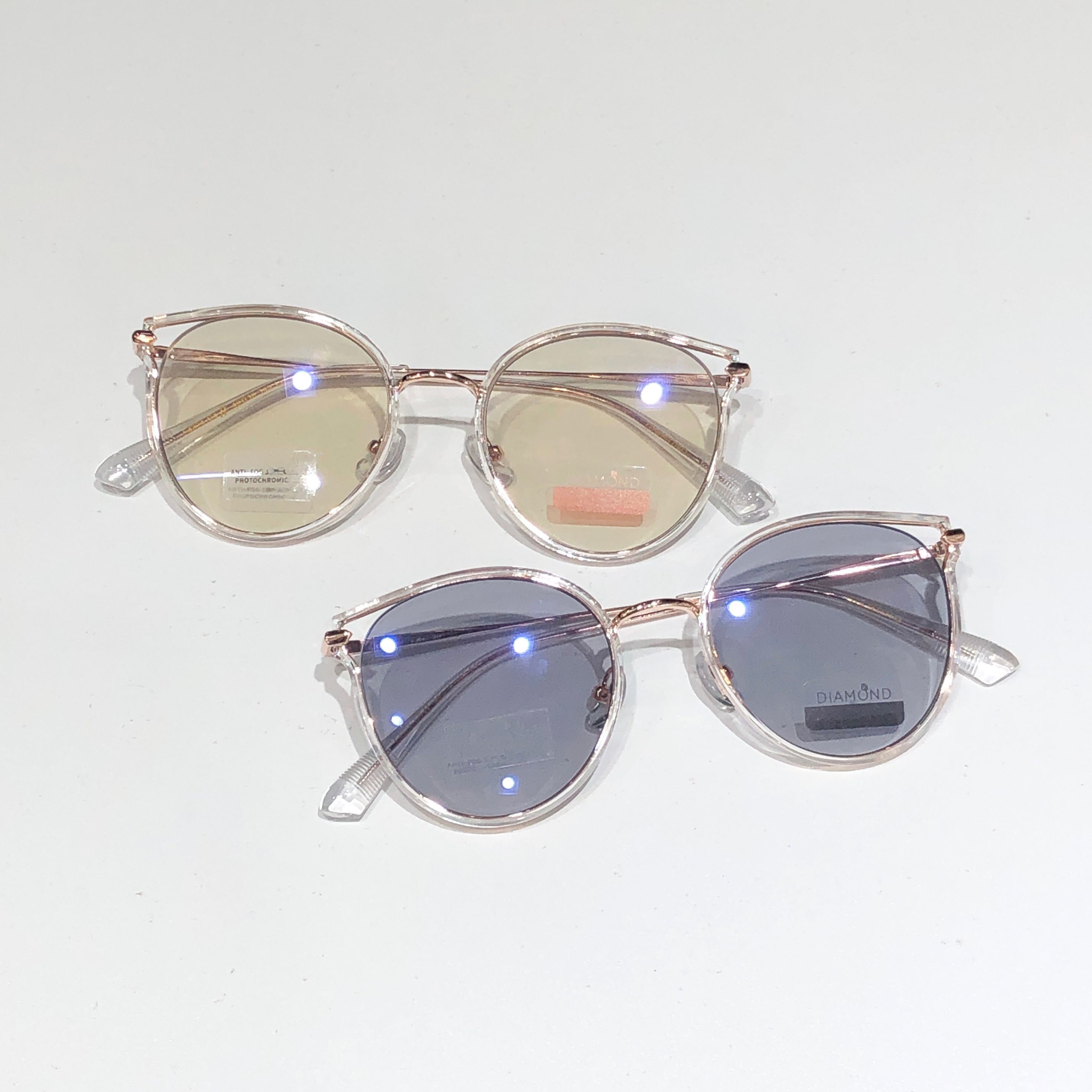 Freya Cateyes แว่นกรองแสงออกแดดออโต้ ทรงเฟรย่าแคทอาย สำหรับผู้หญิง หน้าเล็ก หน้ากลาง มีแก้ม โหนกแก้ม
