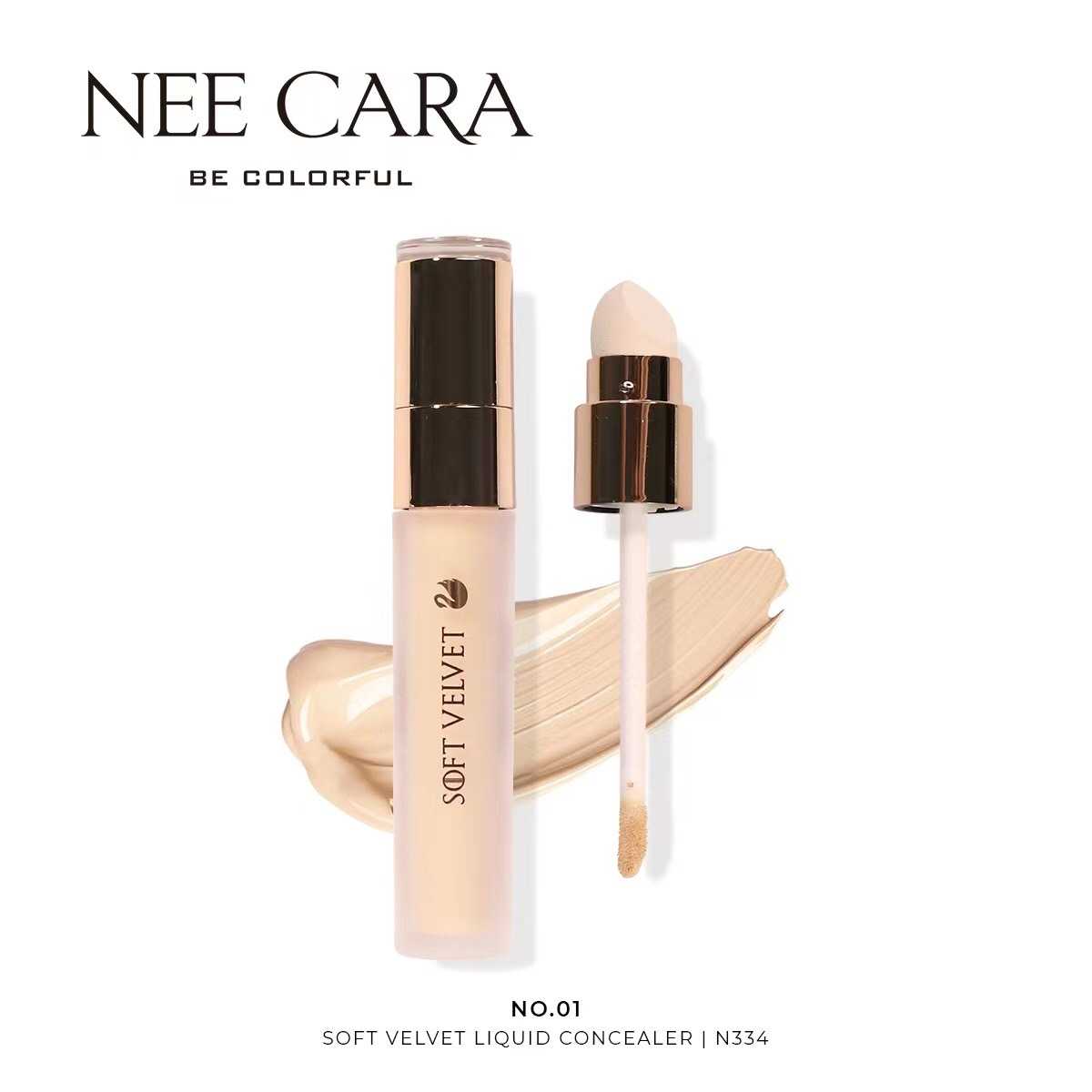 NEE CARA BE COLORFUL SOFT VELVET LIQUID CONCEALER | N334