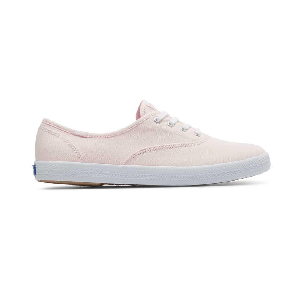 รองเท้าผ้าใบ แบบผูกเชือก รุ่น CHAMPION SEASONAL CANVAS สีชมพูอ่อน WF66868