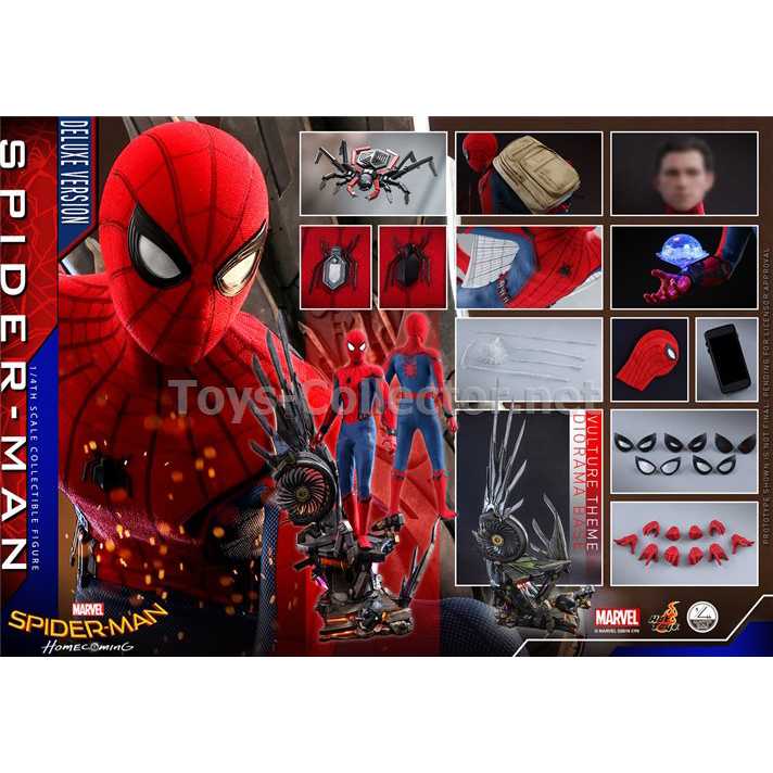 Hot Toys QS015 Spider-Man: Homecoming 1/4 Spider-Man (Deluxe Version) (KU)