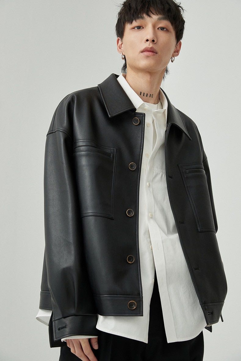 [Pre] Waxy Leather Jacket