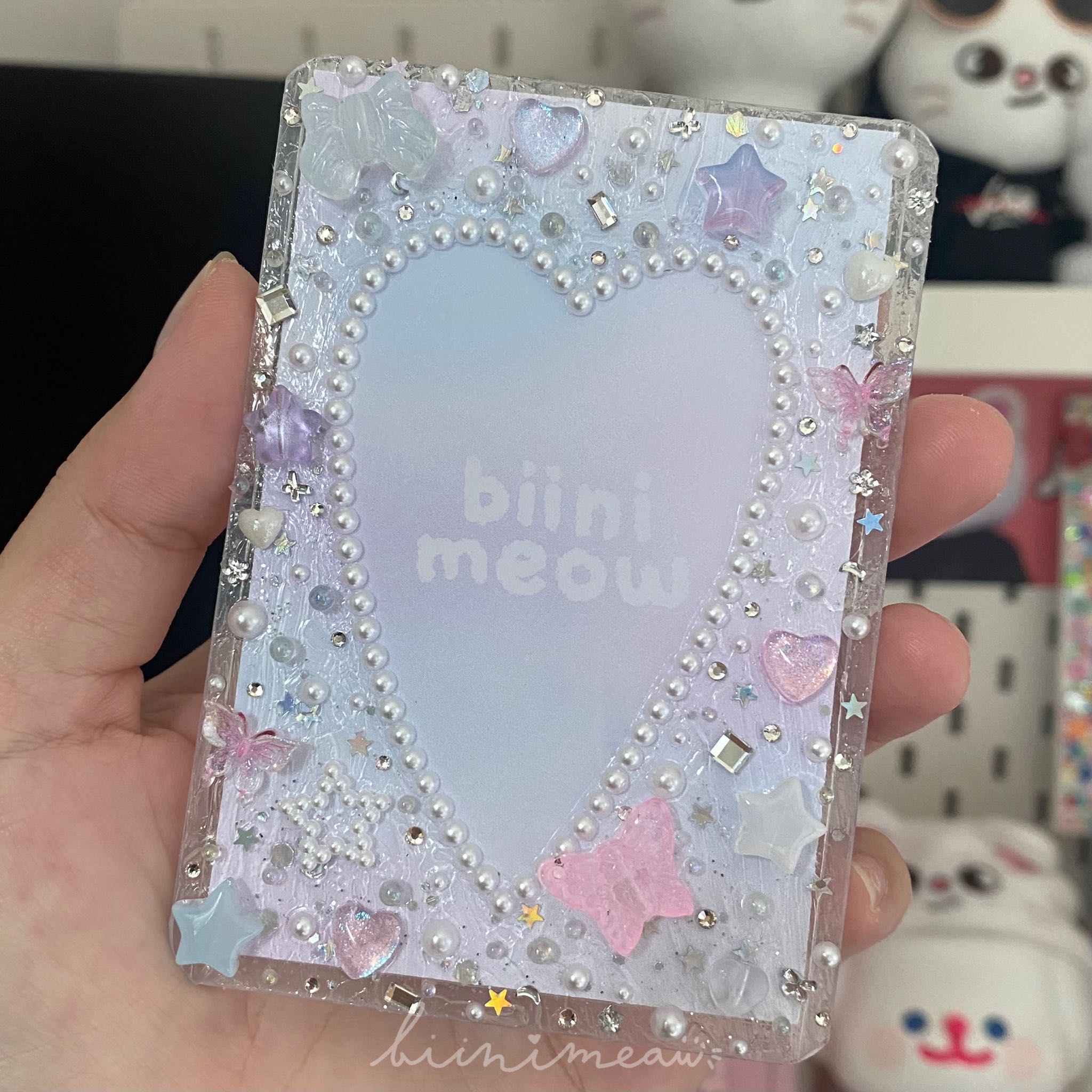 🩷 เฟรมการ์ดวิปครีมใส ✨💕