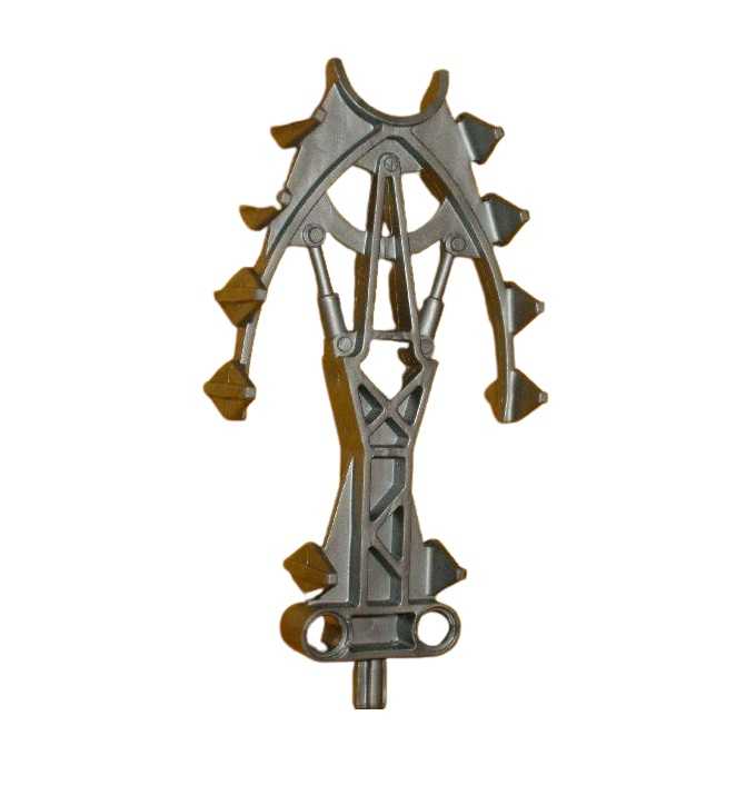 Pearl Light Gray Bionicle Crystal Spike