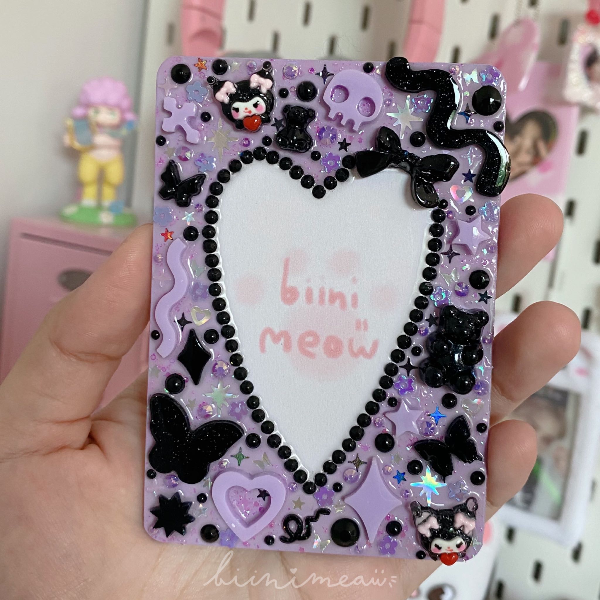 🎀 เฟรมการ์ด Kuromi 💜💕