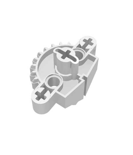 Bionicle Matoran Torso, Gear 9 Tooth with 3 Axle Holes and 2 Pin Holes