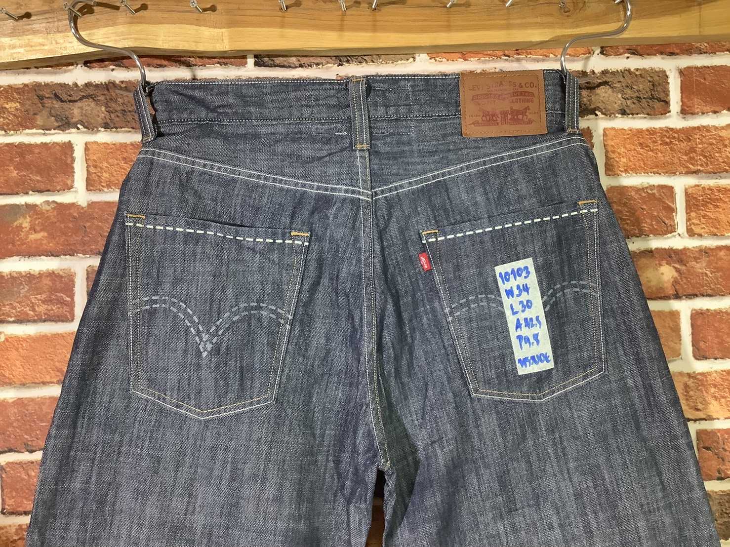รหัส10103 Levi's569 สีมิดไนท์ Made in Cambodia เลขกระดุม3460 วัดจริง เอว34
