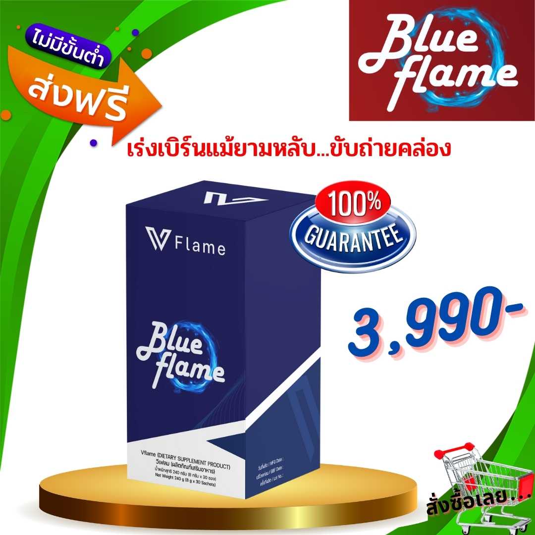 Blue Flame เปลี่ยนหุ่นพังปังข้ามคืน บลูเฟรม VONCE ลดน้ำหนัก ลดพุง ไขมัน ความดัน เบาหวาน ดีท็อก