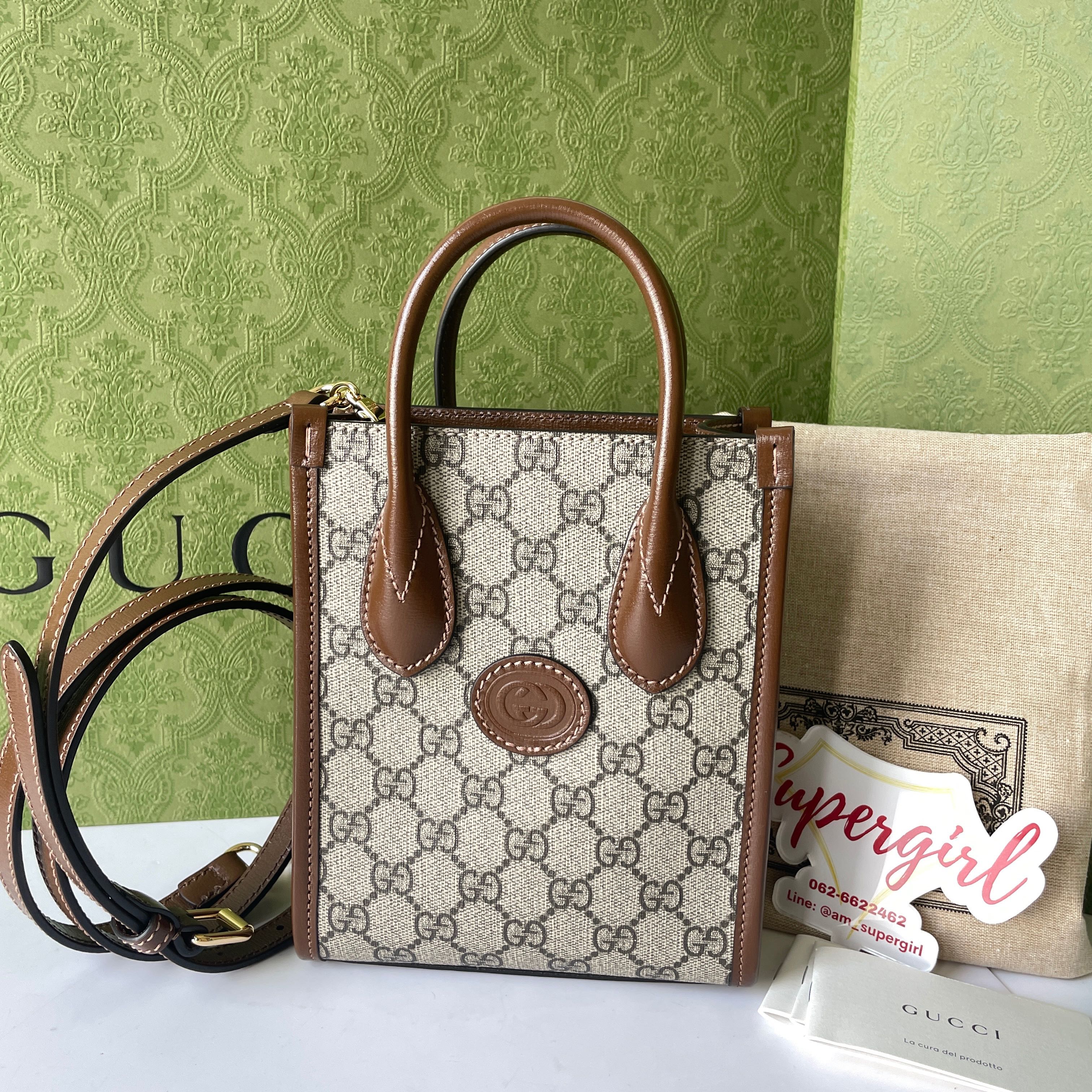 New Gucci Mini Tote Bag With Interlocking G 2023