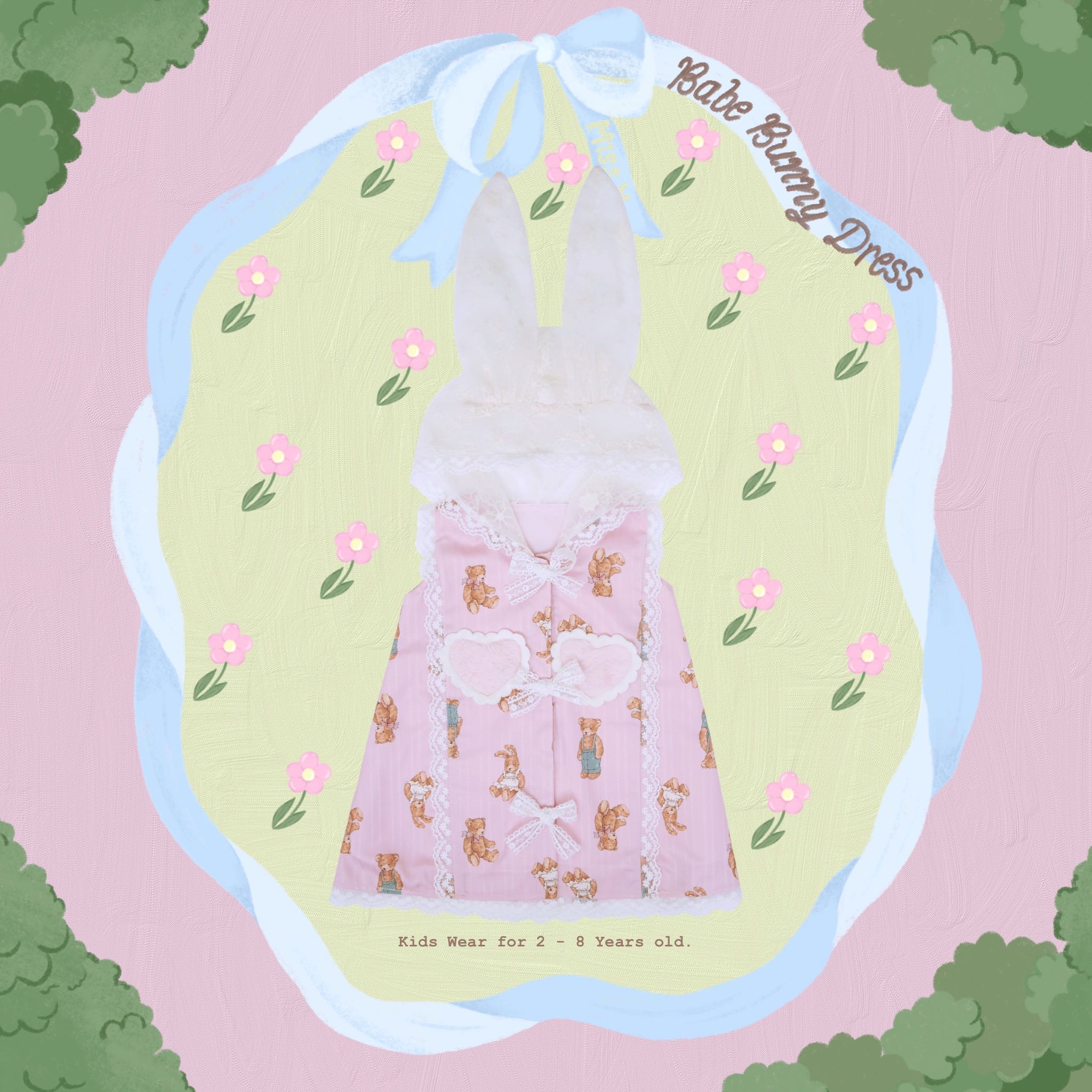 BABE BUNNY DRESS