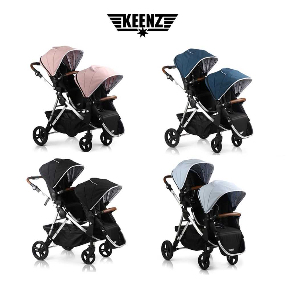 Keenz Kinetic Double Seat รถเข็นเด็ก 2 ที่นั่ง Full Size