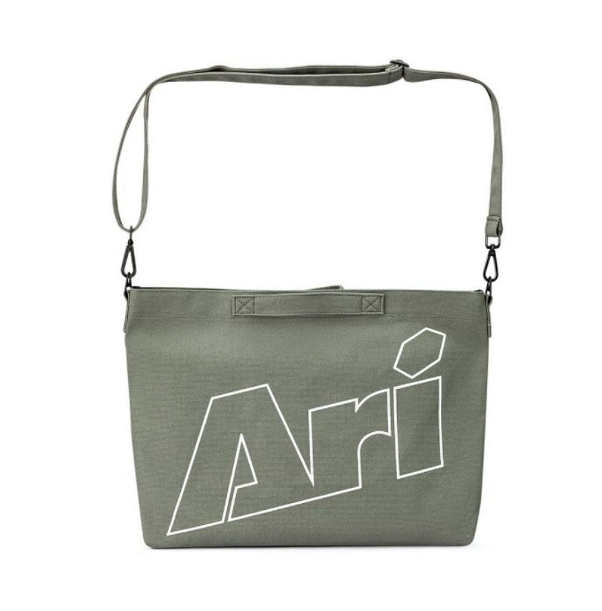 ARI SHOULDER BAG - GREY/WHITE/BLACK
