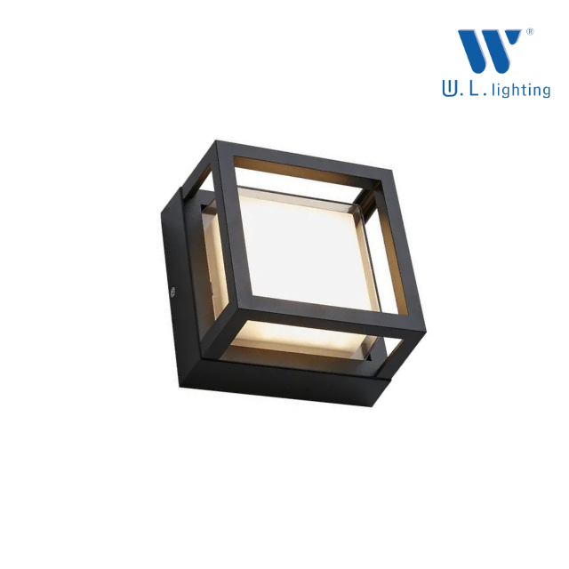 WL-A093-BK โคมไฟกิ่ง/หัวเสา LED 12W