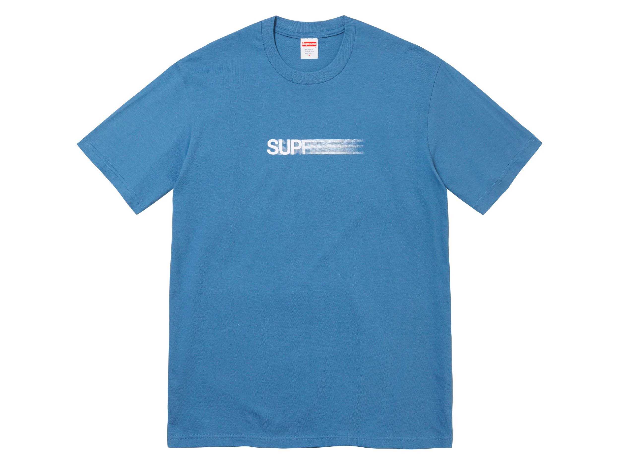 Supreme Motion Logo Tee (FADED BLUE)