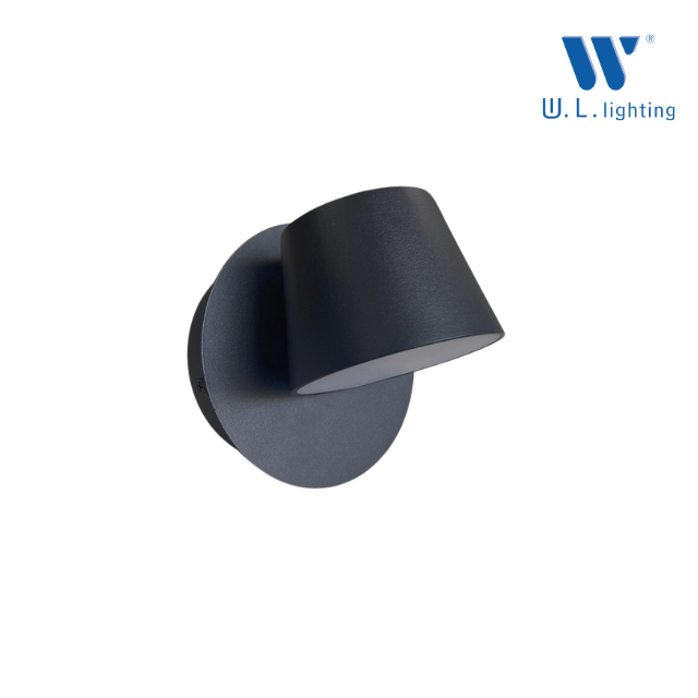 WL-C3849-1P-165BK/173WH โคมไฟหัวนอนปรับหมุนได้
