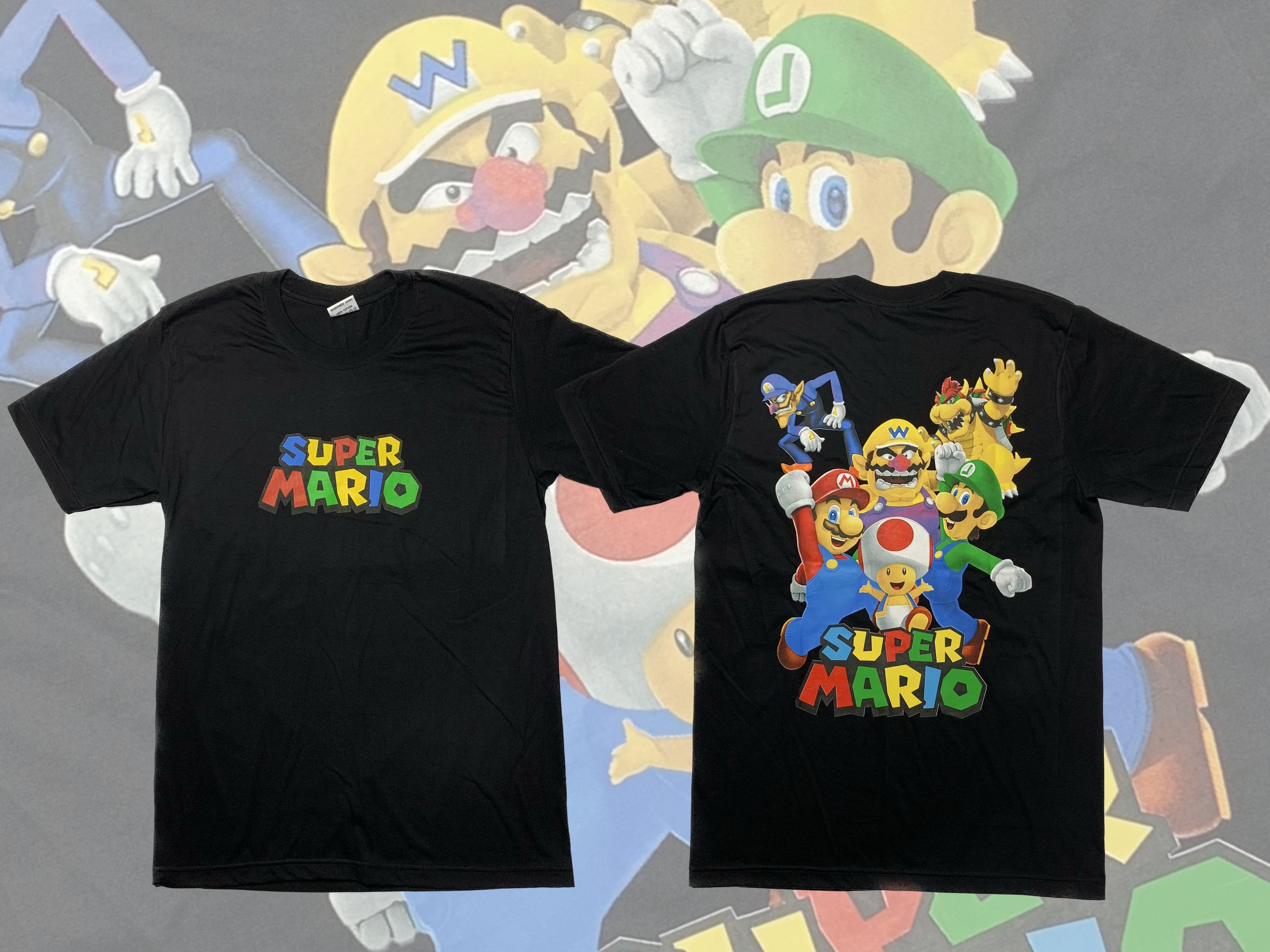เสื้อยืดอนิเมะ Mario