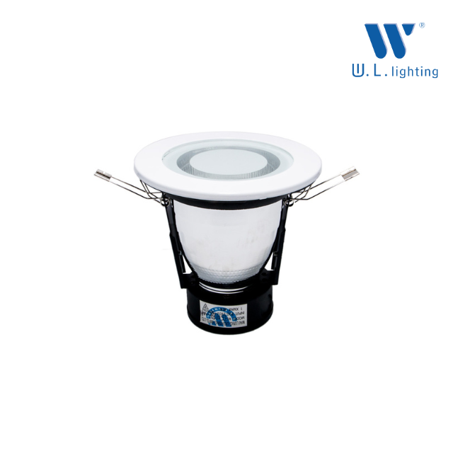 WL-3501-BF-WH โคมไฟดาวน์ไลท์ 3.5 นิ้ว หน้ากระจก