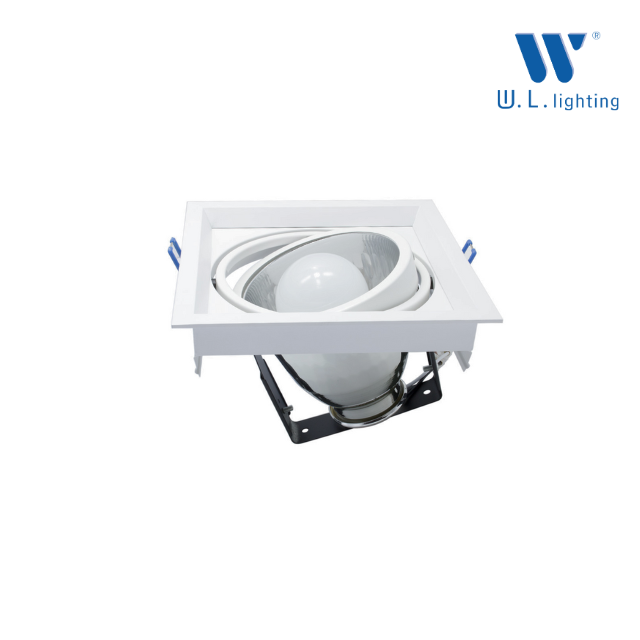 WL-S423-1WH โคมไฟดาว์นไลท์สี่เหลี่ยม ปรับหน้าได้