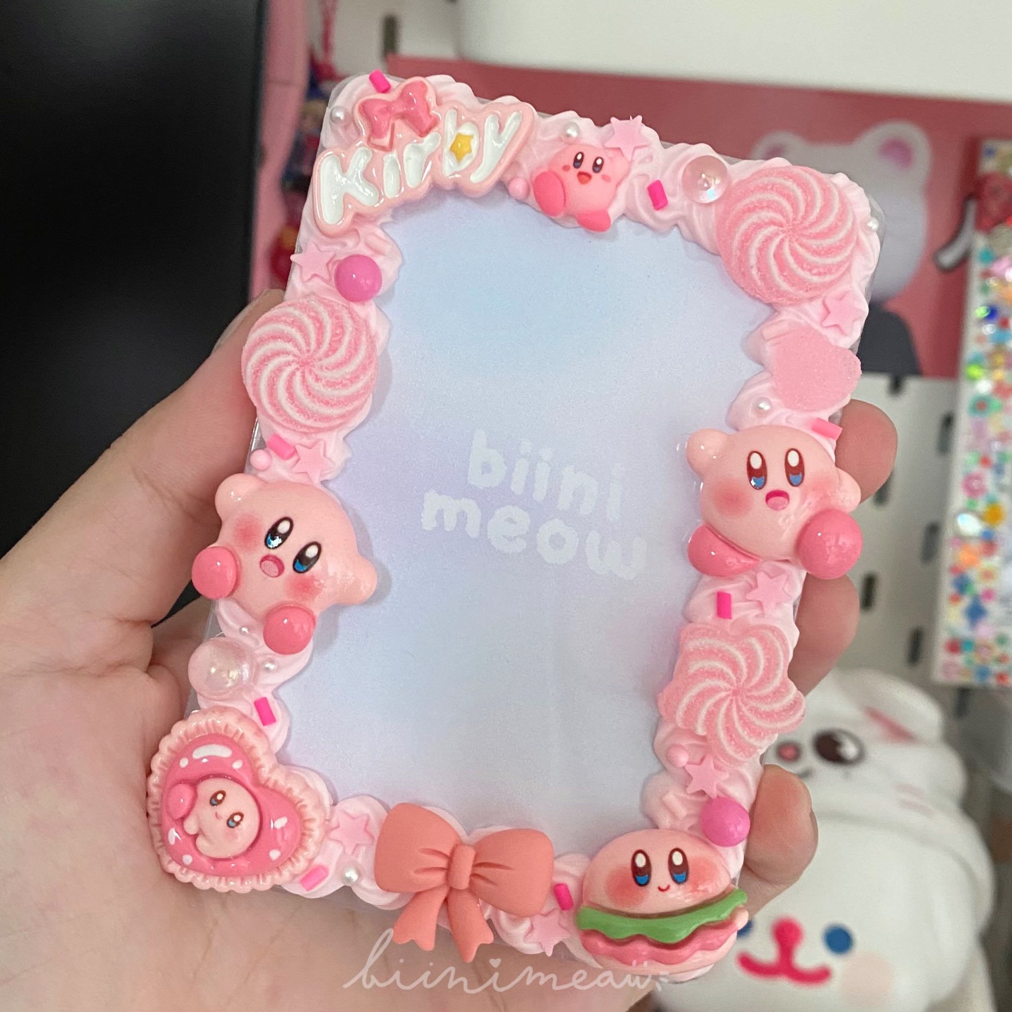 🎀 เฟรมการ์ดวิปครีม kirby 🍔💕
