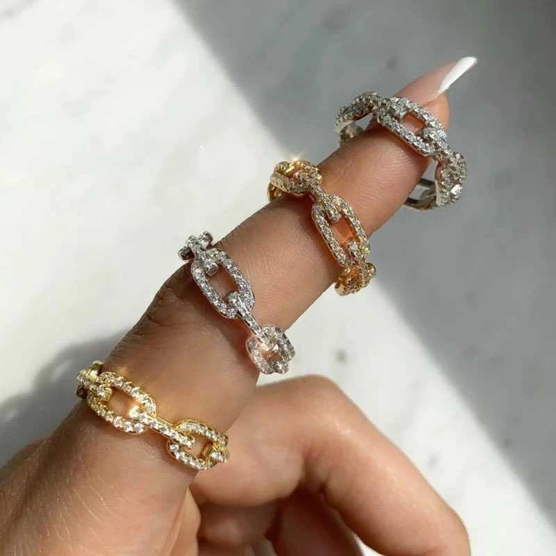 Chainey diamond rings