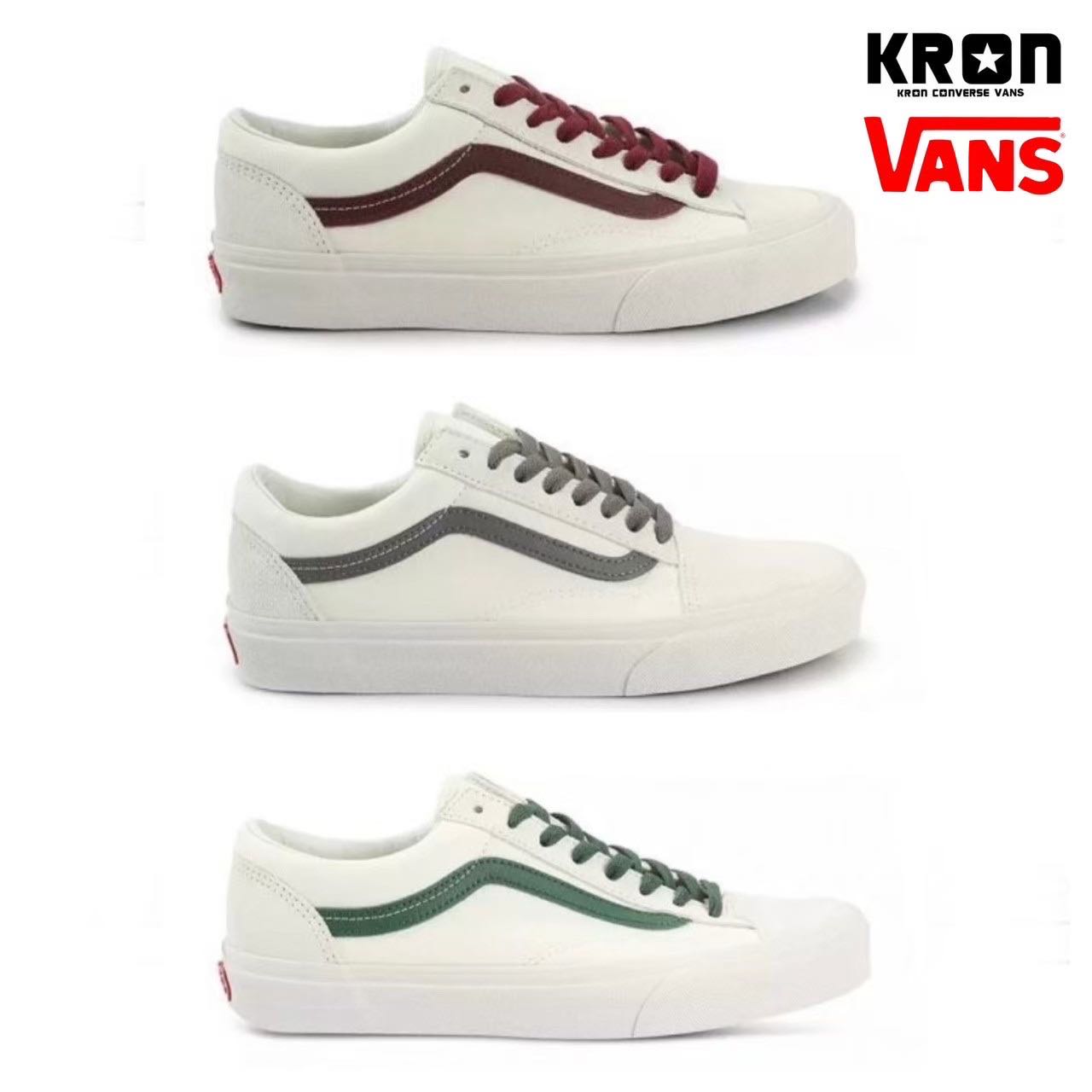 ￼Vans Old Skool Vintage Pop Pewter / Green / Port