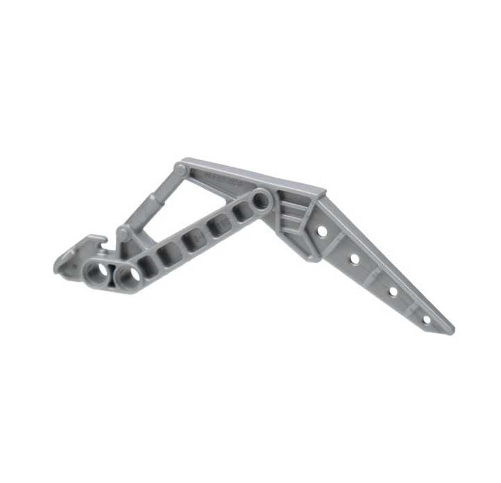 Pearl Light Gray Bionicle Visorak Fang with 2 Pin Holes (Oohnorak)