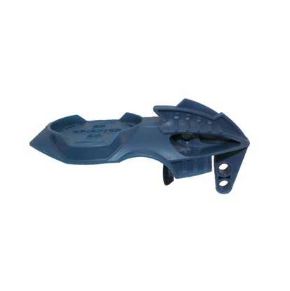 Dark Blue Bionicle Visorak Head with 7 Pin Holes and Axle Hole (Boggarak)