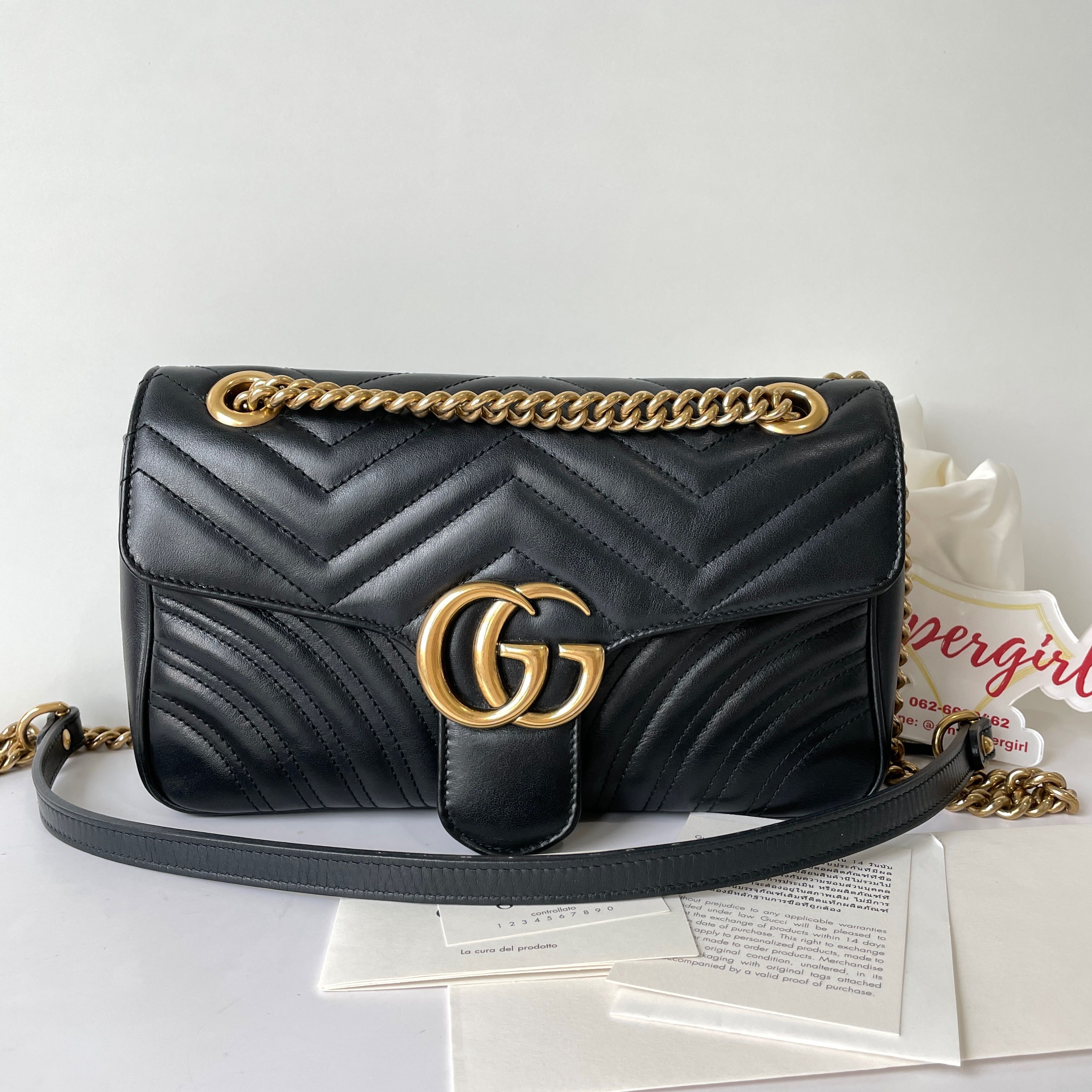 Used! Good condition! Gucci marmont 26 ปี2019 