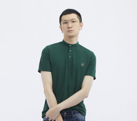 เสื้อโปโลคอจีนเฟรนช์ชี่ สีเขียว | 03785