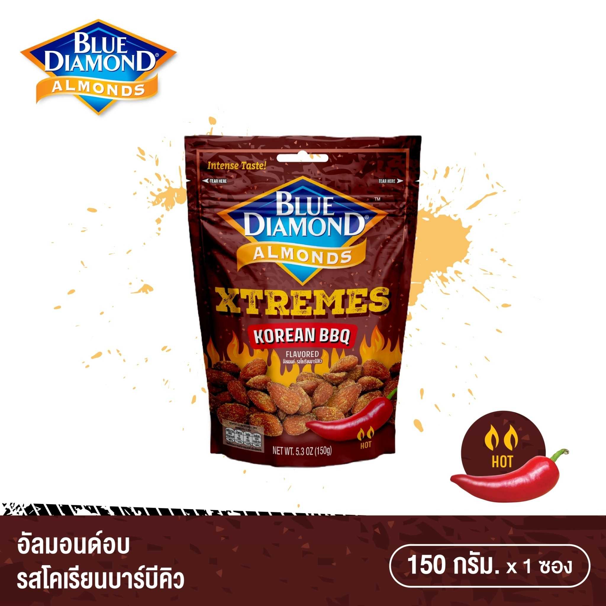 อัลมอนด์รสโคเรียนบาร์บีคิว บลูฯ 150 ก.  Almonds Korean BBQ Flavored 150 g.