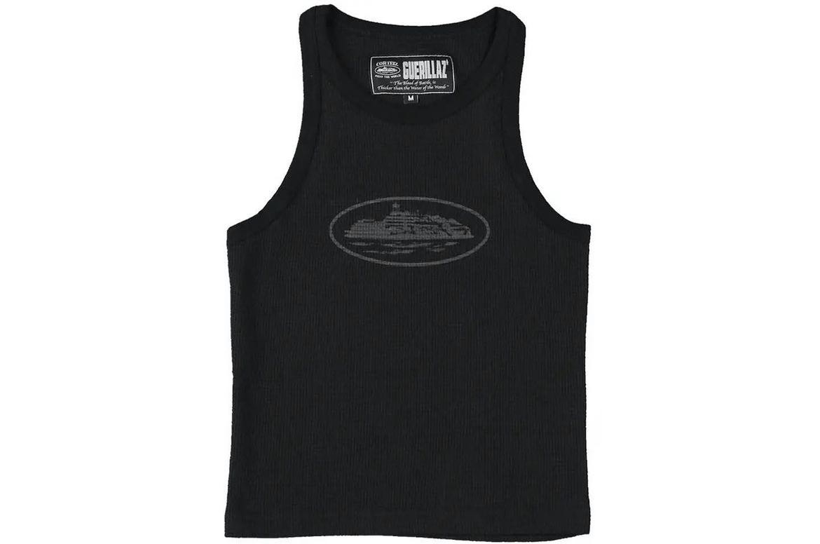Corteiz Womens Tank Tank Top Triple Black