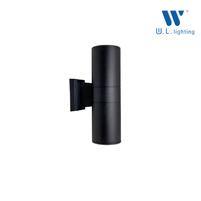 WL-SQ104-BK โคมไฟกระบอกผนังส่อง 2 ทาง 9 CM