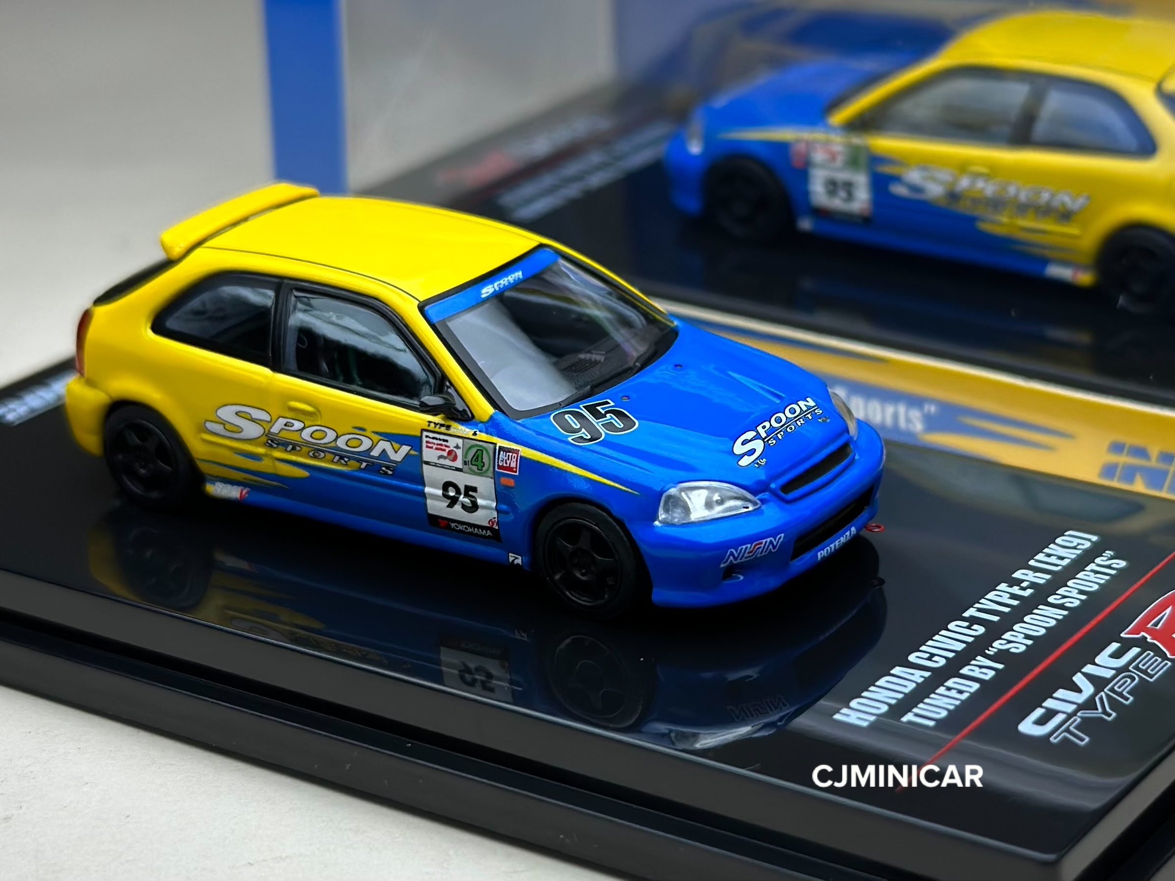 ￼Honda Civic Type R EK9 Spoon Scale 1:64 ยี่ห้อ Inno 64