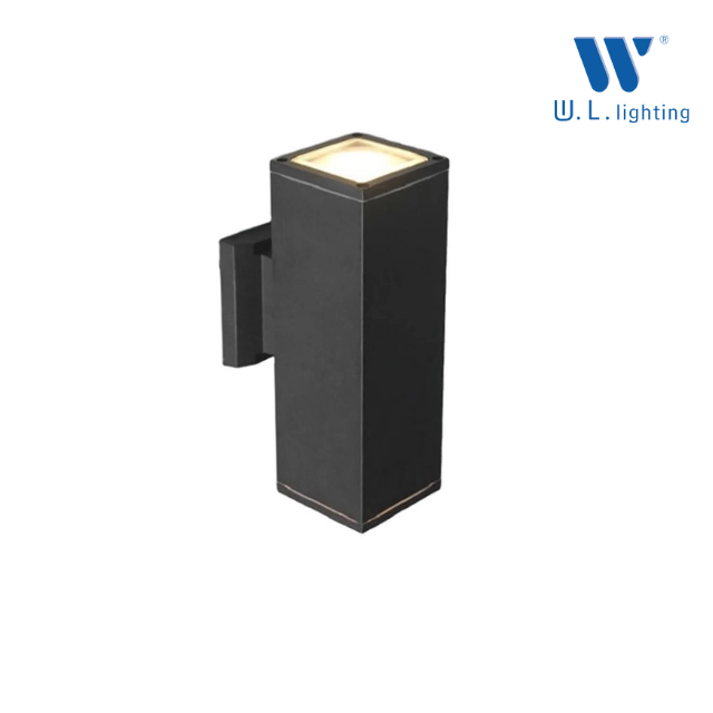 WL-8144-2BK โคมไฟผนังทรงสี่เหลี่ยม ส่องขึ้นลงขนาด 9 CM