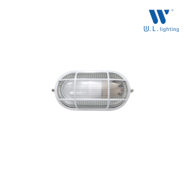 WL-GY8167-SB-WH โคมไฟภายนอกทรงแคปซูล แก้วขุ่น