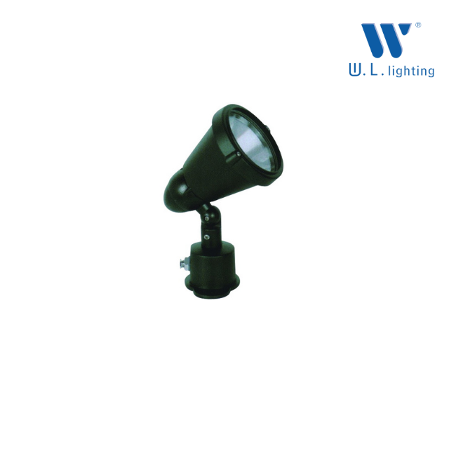 WL-5744-BK โคมไฟส่องต้นไม้แบบติดแป้น ใช้หลอด PAR38x1