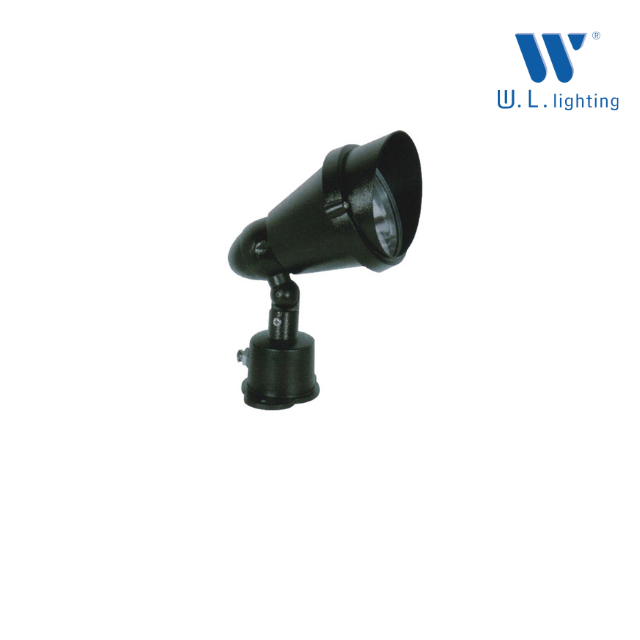 WL-5746-BK โคมไฟส่องต้นไม้มีหมวกใช้หลอด PAR38x1