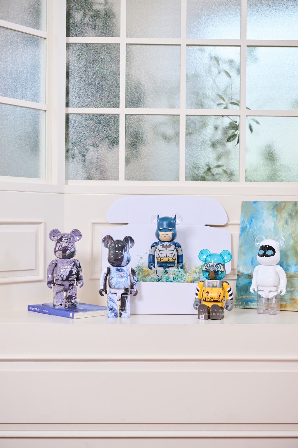 Bearbrick Batman Hush 100%+400%,1000%