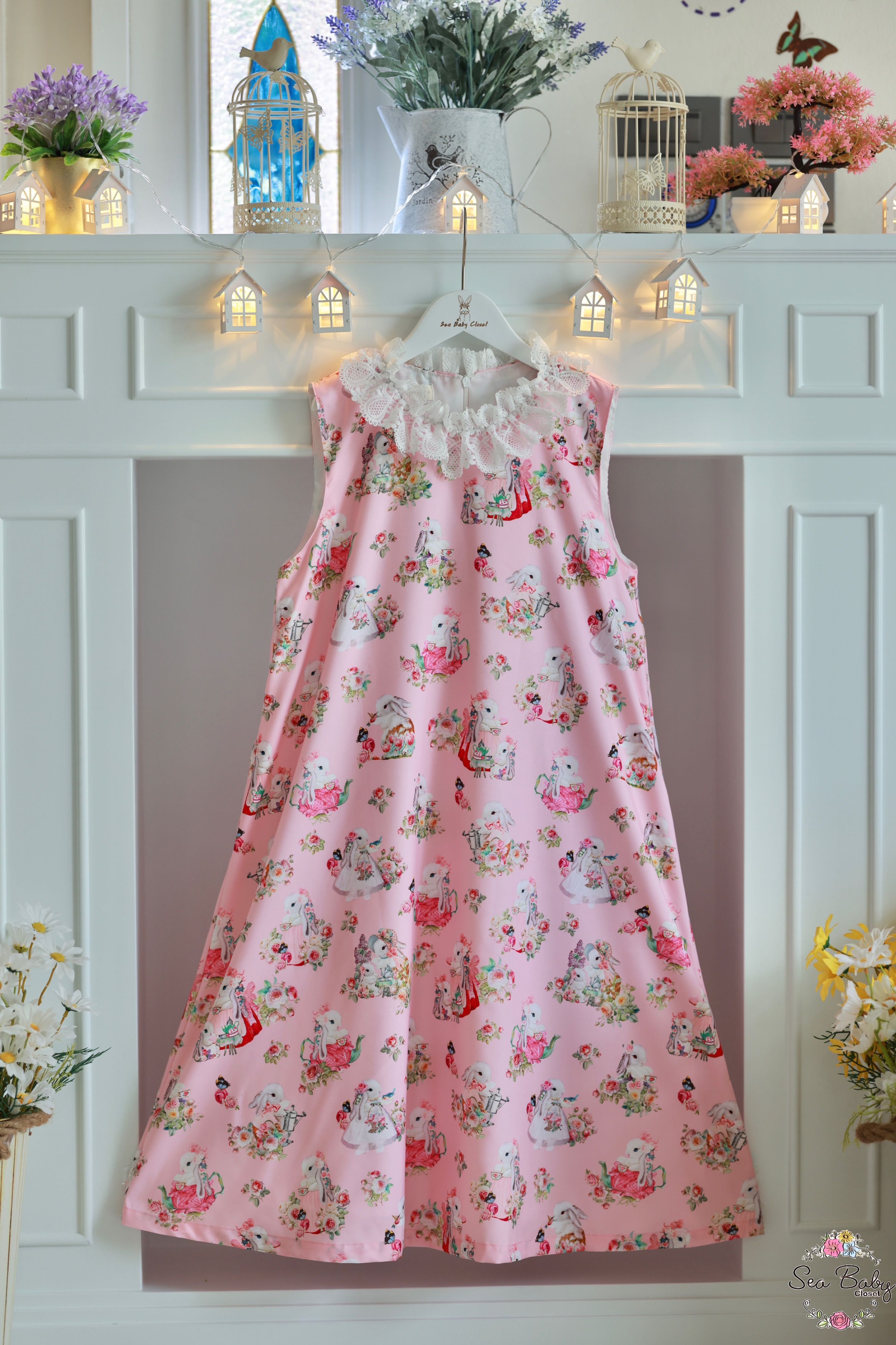 De bunny -Mom dress (Pink)