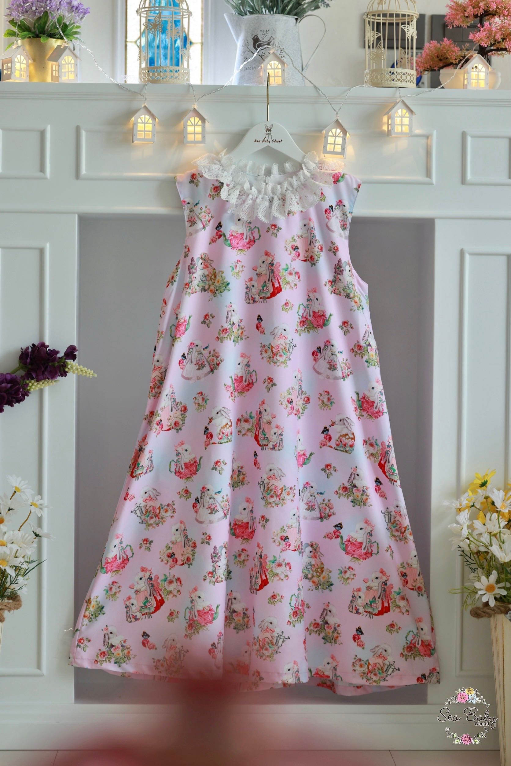 De bunny -Mom dress (Pastel)